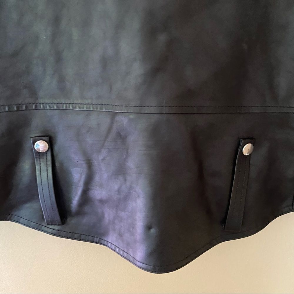 $1395 RtA Black Leather Moto Jacket Saige Biker FWRD Designer Motorcycle Sz XS - Picture 4 of 16
